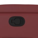 Casa si Gradina - Mobilier - Scaune si fotolii - Fotolii - Fotoliu rabatabil, rosu vin, piele ecologica - Infinity.ro