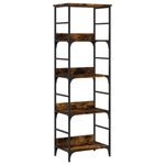 Casa si Gradina - Mobilier - Biblioteci si rafturi - Biblioteci - Biblioteca, stejar fumuriu, 50x33x153 cm, lemn prelucrat - Infinity.ro