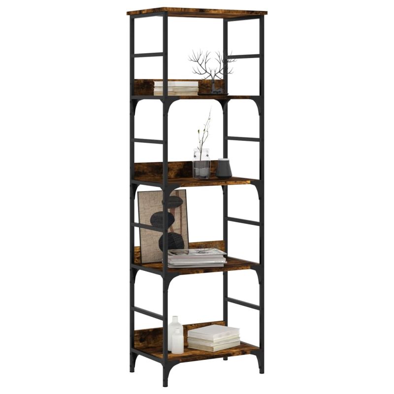 Casa si Gradina - Mobilier - Biblioteci si rafturi - Biblioteci - Biblioteca, stejar fumuriu, 50x33x153 cm, lemn prelucrat - Infinity.ro