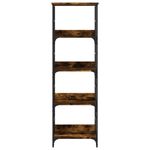 Casa si Gradina - Mobilier - Biblioteci si rafturi - Biblioteci - Biblioteca, stejar fumuriu, 50x33x153 cm, lemn prelucrat - Infinity.ro