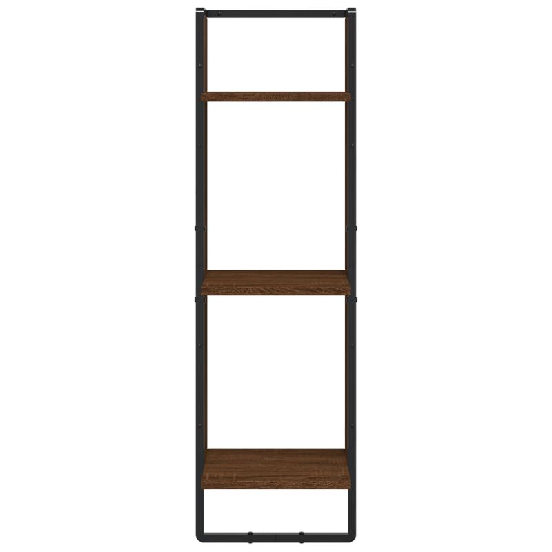 Casa si Gradina - Mobilier - Biblioteci si rafturi - Rafturi - Raft cu 3 niveluri stejar maro, 30x25x100 cm, lemn prelucrat - Infinity.ro