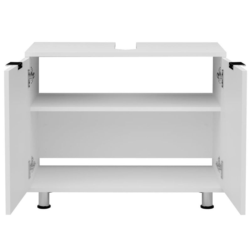 Casa si Gradina - Mobilier - Mobilier baie - Corpuri baie - FMD Dulap de baie sub chiuveta, alb, 70x32,9x49,5 cm - Infinity.ro