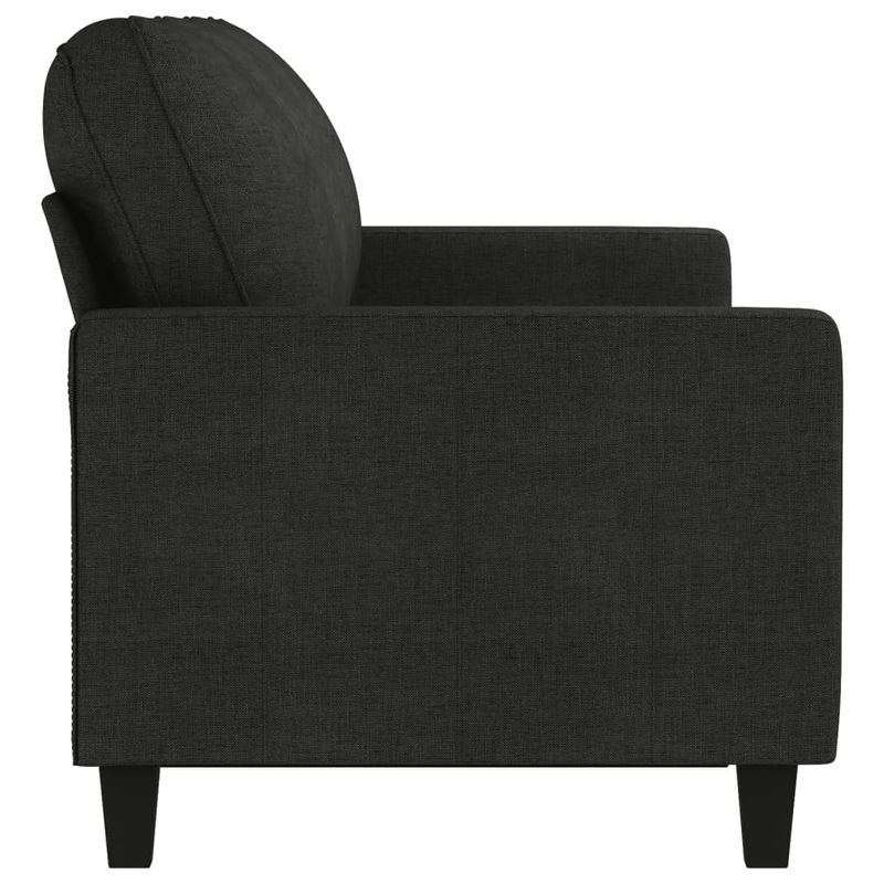 Casa si Gradina - Mobilier - Canapele si coltare - Canapele - Canapea cu 3 locuri, negru, 180 cm, material textil - Infinity.ro