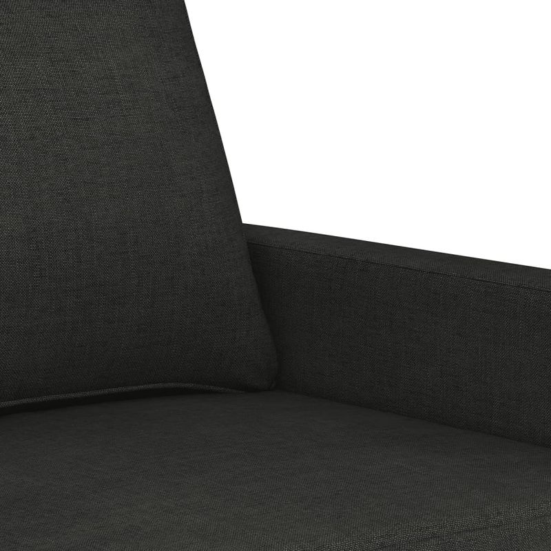 Casa si Gradina - Mobilier - Canapele si coltare - Canapele - Canapea cu 3 locuri, negru, 180 cm, material textil - Infinity.ro