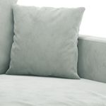 Casa si Gradina - Mobilier - Canapele si coltare - Canapele - Canapea cu 2 locuri, gri deschis, 140 cm, catifea - Infinity.ro