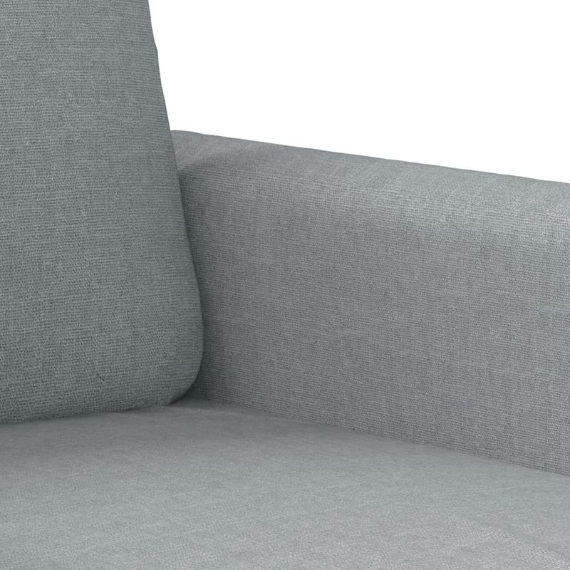 Casa si Gradina - Mobilier - Seturi de mobilier - Seturi living - Set de canapele cu perne, 4 piese, gri deschis, material textil - Infinity.ro