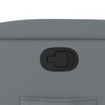 Casa si Gradina - Mobilier - Scaune si fotolii - Fotolii - Fotoliu rabatabil cu ridicare, gri, piele ecologica - Infinity.ro