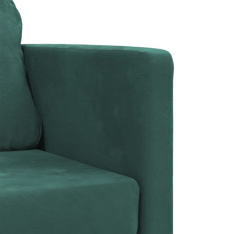 Casa si Gradina - Mobilier - Canapele si coltare - Canapele - Canapea extensibila de podea 2 in 1, verde inchis, 122x204x55cm - Infinity.ro