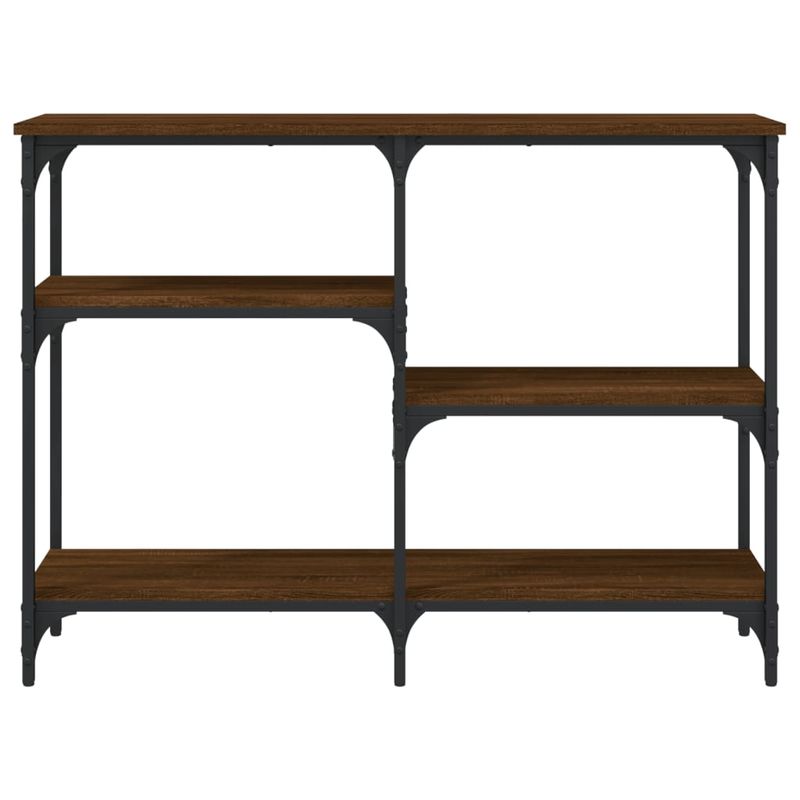 Casa si Gradina - Mobilier - Comode si corpuri - Console - Masuta consola, stejar maro, 102x29x75 cm, lemn prelucrat - Infinity.ro