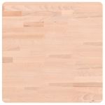 Casa si Gradina - Constructii - Lemn constructii - Placi lemn - Blat de masa patrat, 50x50x4 cm, lemn masiv de fag, maro deschis - Infinity.ro