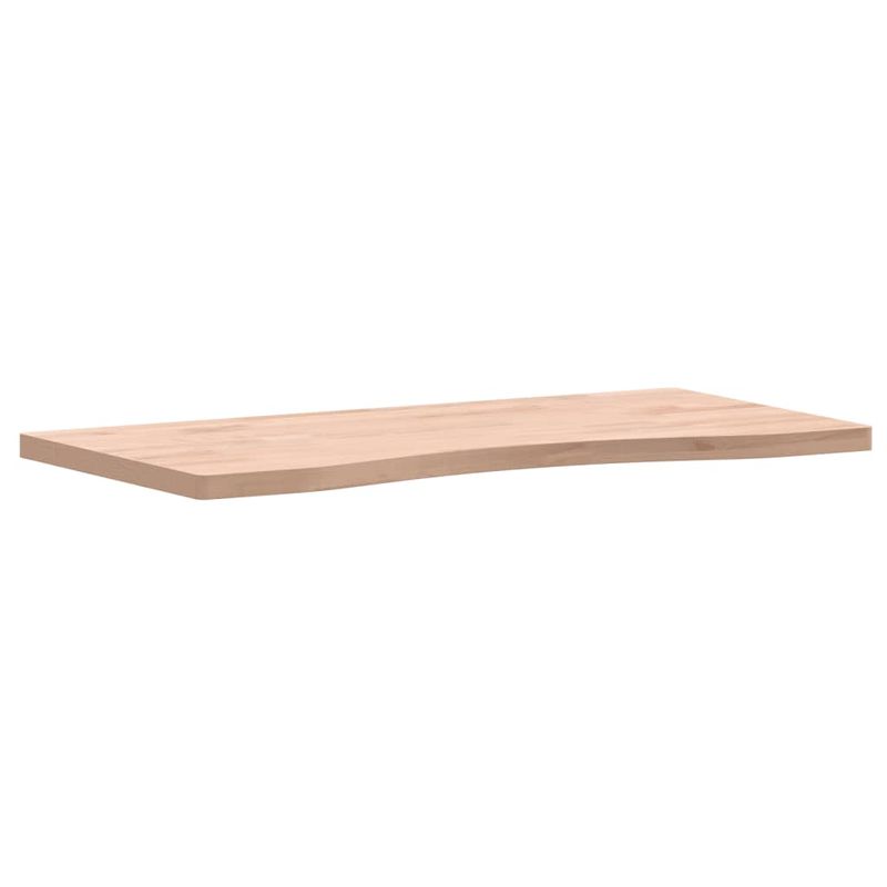Casa si Gradina - Mobilier - Feronerie si accesorii mobila - Blat de birou, 80x(36-40)x2,5 cm, lemn masiv de fag, natural - Infinity.ro