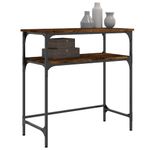 Casa si Gradina - Mobilier - Comode si corpuri - Console - Masa consola, stejar fumuriu, 75x35,5x75 cm, lemn prelucrat - Infinity.ro