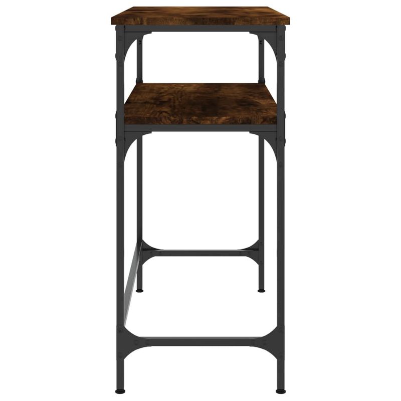 Casa si Gradina - Mobilier - Comode si corpuri - Console - Masa consola, stejar fumuriu, 75x35,5x75 cm, lemn prelucrat - Infinity.ro