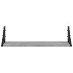 Casa si Gradina - Mobilier - Biblioteci si rafturi - Rafturi - Rafturi de perete, 2 buc., sonoma gri, 60x15x15,5 cm - Infinity.ro