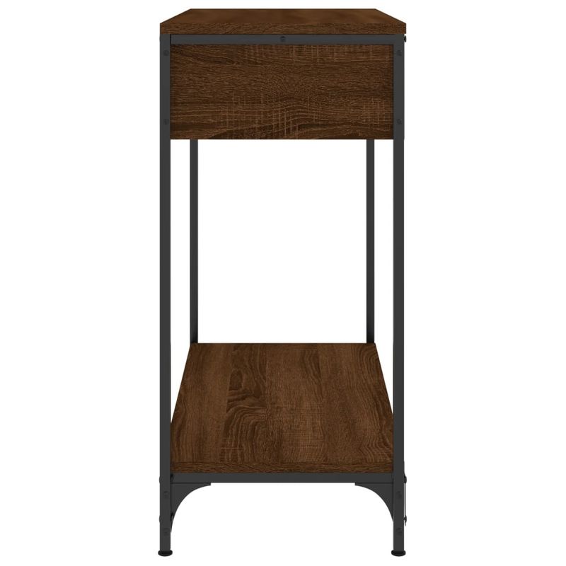 Casa si Gradina - Mobilier - Comode si corpuri - Console - Masa consola, stejar maro, 75x34,5x75 cm, lemn prelucrat - Infinity.ro