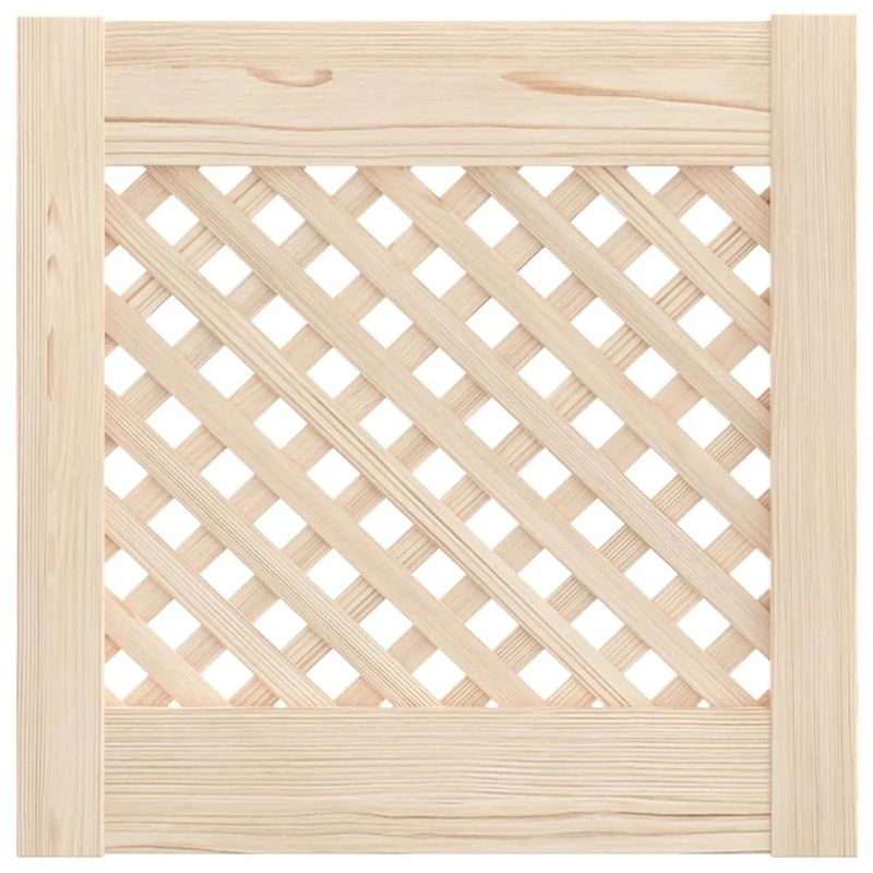 Casa si Gradina - Mobilier - Dulapuri si sifoniere - Dulapuri - Usi de dulap cu zabrele 2 buc. 39,5x39,5 cm lemn masiv de pin - Infinity.ro