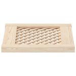 Casa si Gradina - Mobilier - Dulapuri si sifoniere - Dulapuri - Usi de dulap cu zabrele 2 buc. 39,5x39,5 cm lemn masiv de pin - Infinity.ro