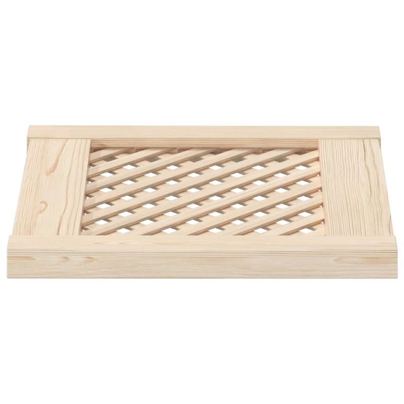 Casa si Gradina - Mobilier - Dulapuri si sifoniere - Dulapuri - Usi de dulap cu zabrele 2 buc. 39,5x39,5 cm lemn masiv de pin - Infinity.ro