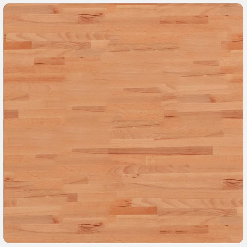 Casa si Gradina - Mobilier - Feronerie si accesorii mobila - Blat de masa patrat, 80x80x4 cm, lemn masiv de fag, maro - Infinity.ro