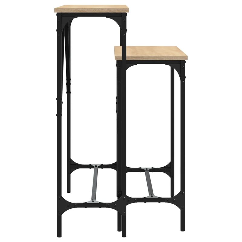 Casa si Gradina - Mobilier - Mese si birouri - Mese living - Masute console, 2 buc., stejar sonoma, lemn compozit - Infinity.ro