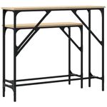 Casa si Gradina - Mobilier - Mese si birouri - Mese living - Masute console, 2 buc., stejar sonoma, lemn compozit - Infinity.ro