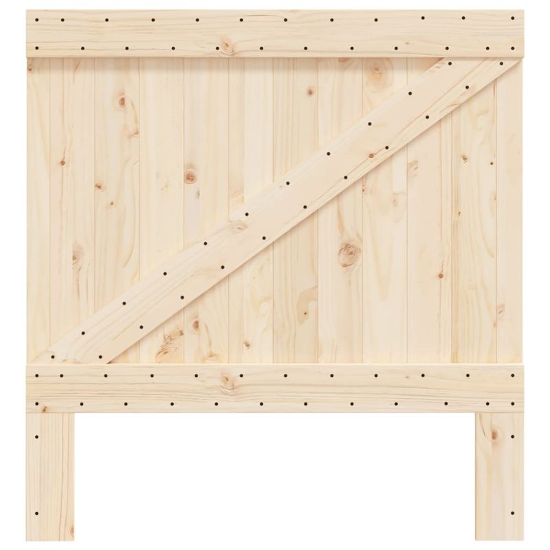 Casa si Gradina - Mobilier - Paturi si accesorii - Accesorii paturi - Tablie de pat, 100x104 cm, lemn masiv de pin, model triunghi - Infinity.ro