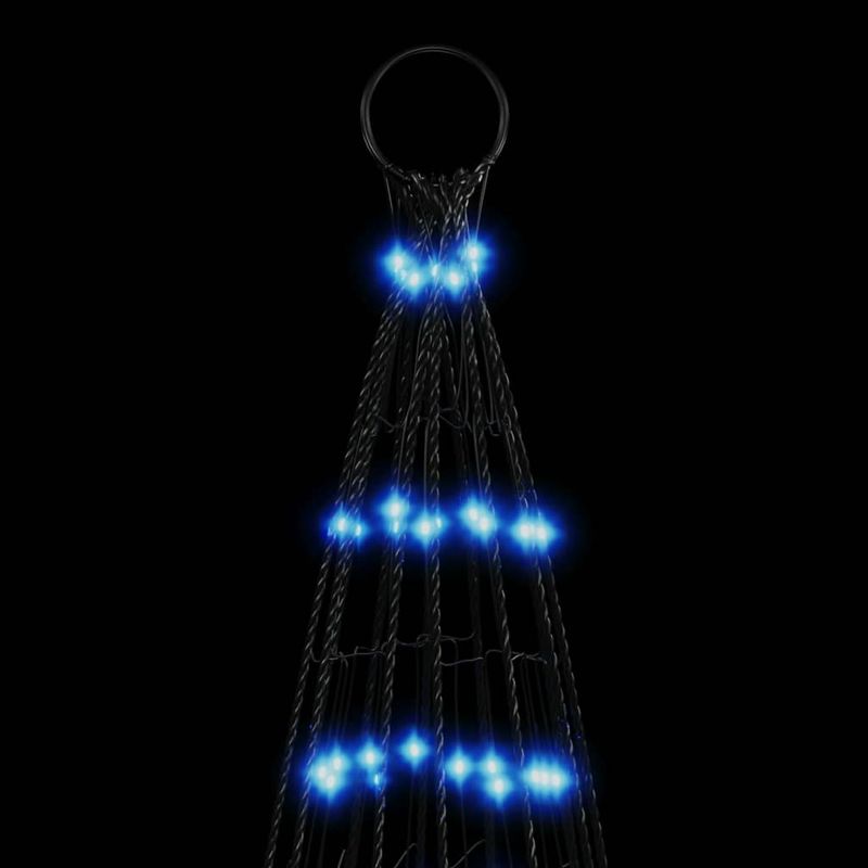 Casa si Gradina - Decoratiuni - Decoratiuni de sezon - Lumina brad de Craciun pe catarg 1534 LED-uri albastru 500 cm - Infinity.ro