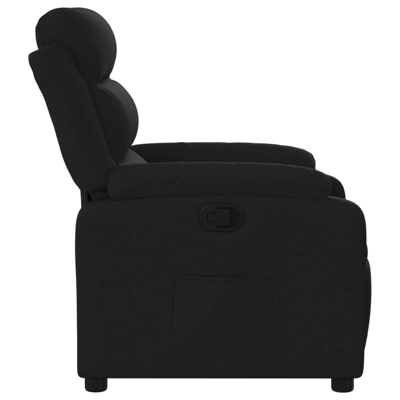 Casa si Gradina - Mobilier - Scaune si fotolii - Fotolii - Fotoliu rabatabil, negru, material textil - Infinity.ro