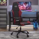 PC, gaming si accesorii - Gaming - Accesorii gaming - Scaune gaming - Scaun de gaming de masaj, negru si rosu vin, piele ecologica - Infinity.ro