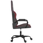 PC, gaming si accesorii - Gaming - Accesorii gaming - Scaune gaming - Scaun de gaming de masaj, negru si rosu vin, piele ecologica - Infinity.ro