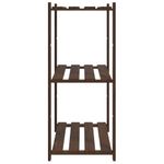Casa si Gradina - Mobilier - Biblioteci si rafturi - Rafturi - Suport depozitare 3 niveluri, maro, 80x38x90 cm, lemn masiv pin - Infinity.ro