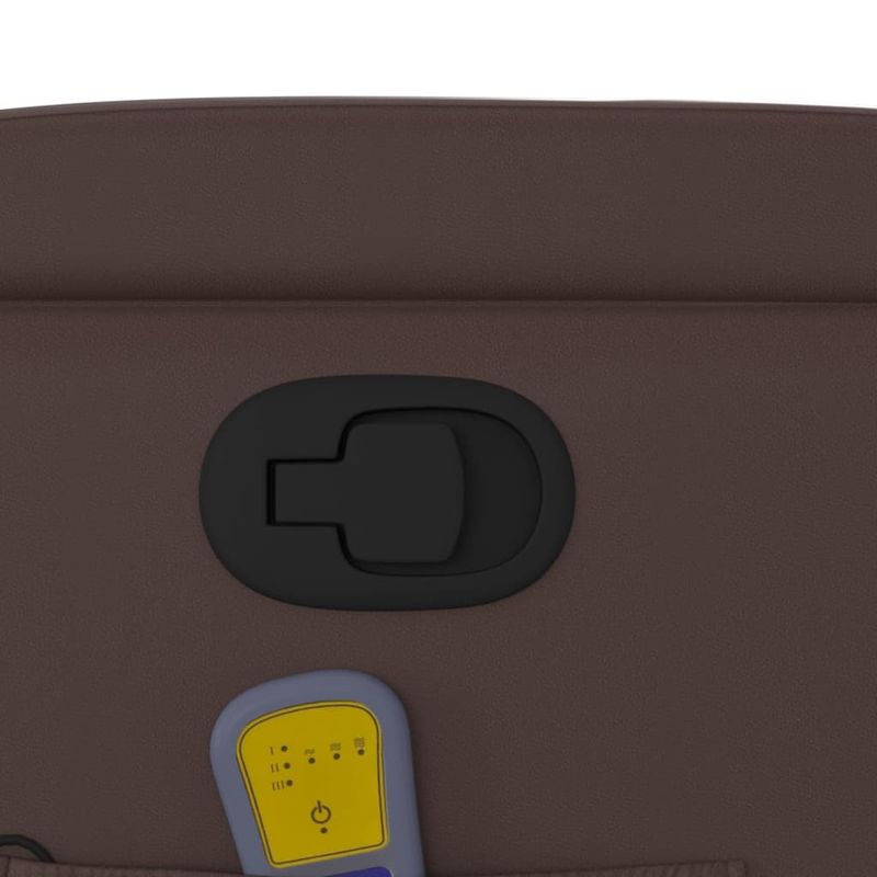 Ingrijire personala si Cosmetice - Sanatate si wellness - Articole wellness - Fotolii de masaj - Fotoliu de masaj rabatabil, maro, piele ecologica - Infinity.ro