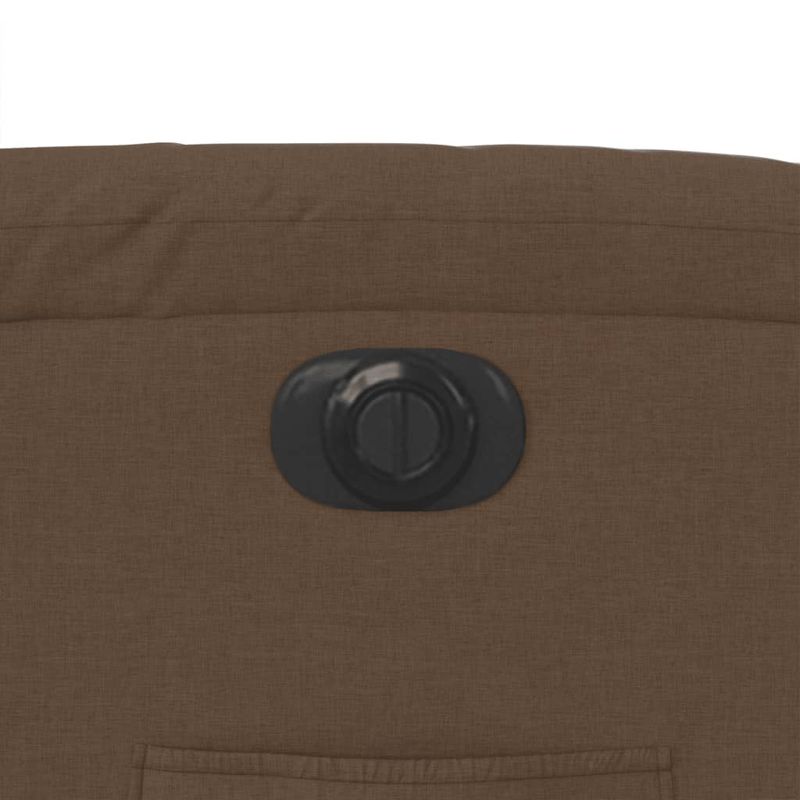 Casa si Gradina - Mobilier - Scaune si fotolii - Fotolii - Fotoliu rabatabil electric, maro, material textil - Infinity.ro