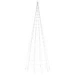 Casa si Gradina - Decoratiuni - Decoratiuni de sezon - Lumina brad de Craciun pe catarg, 550 LED-uri, alb cald, 300 cm - Infinity.ro