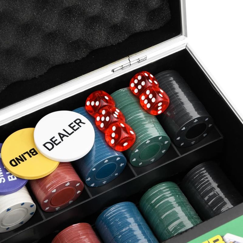Sport si Outdoor - Alte sporturi - Seturi poker - Set de jetoane de poker 300 buc. 4 g - Infinity.ro