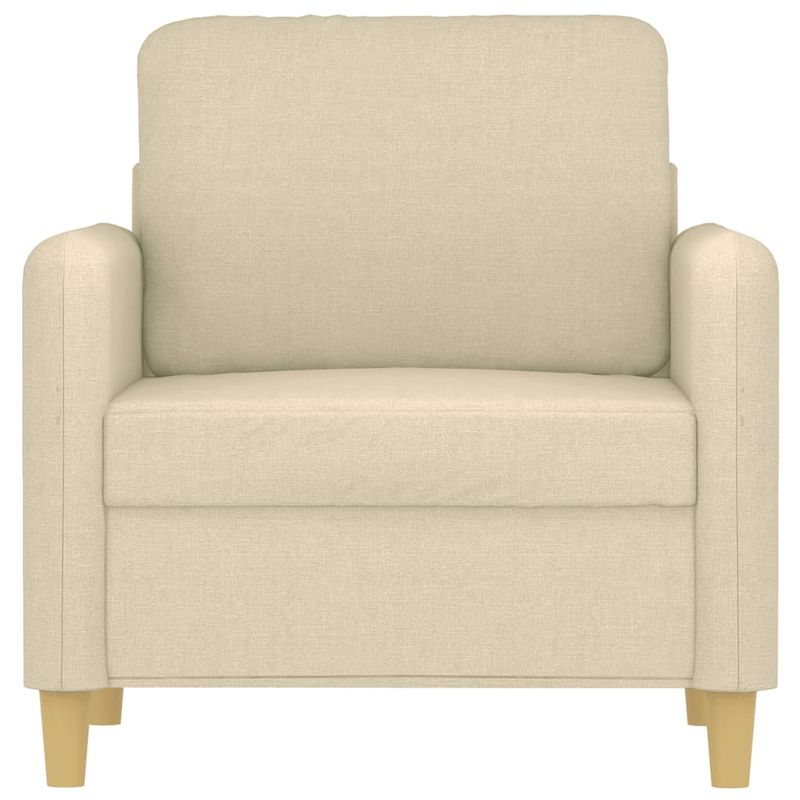 Casa si Gradina - Mobilier - Scaune si fotolii - Fotolii - Fotoliu canapea, crem, 60 cm, material textil - Infinity.ro