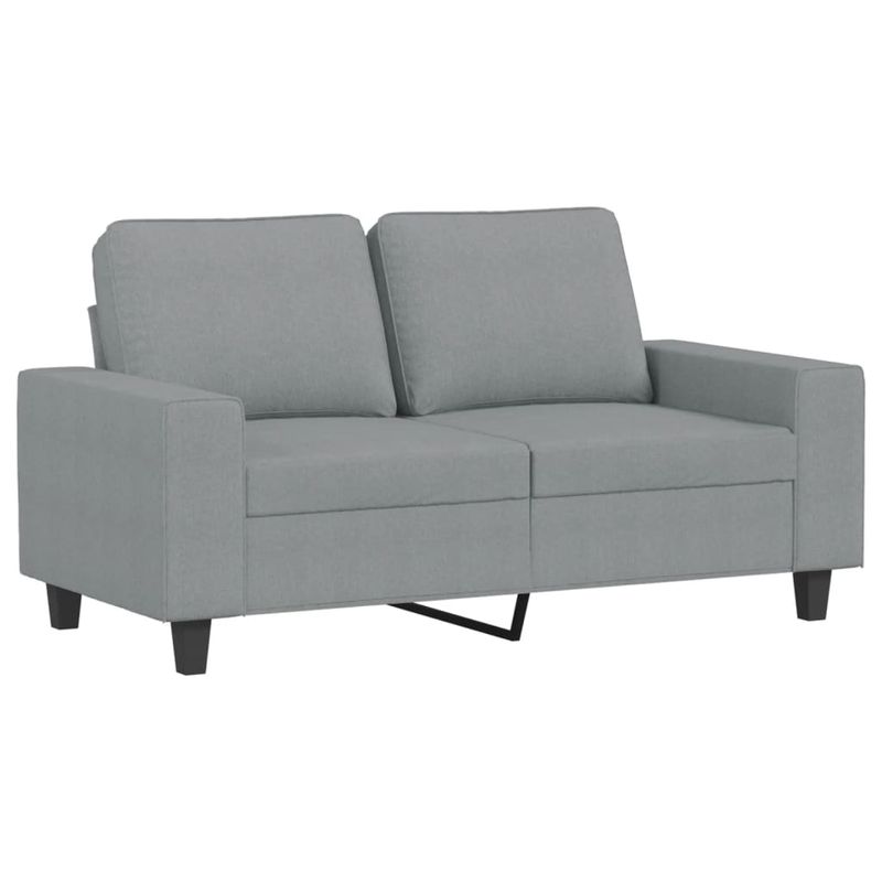 Casa si Gradina - Mobilier - Canapele si coltare - Canapele - Canapea cu 2 locuri, gri deschis, 120 cm, material textil - Infinity.ro
