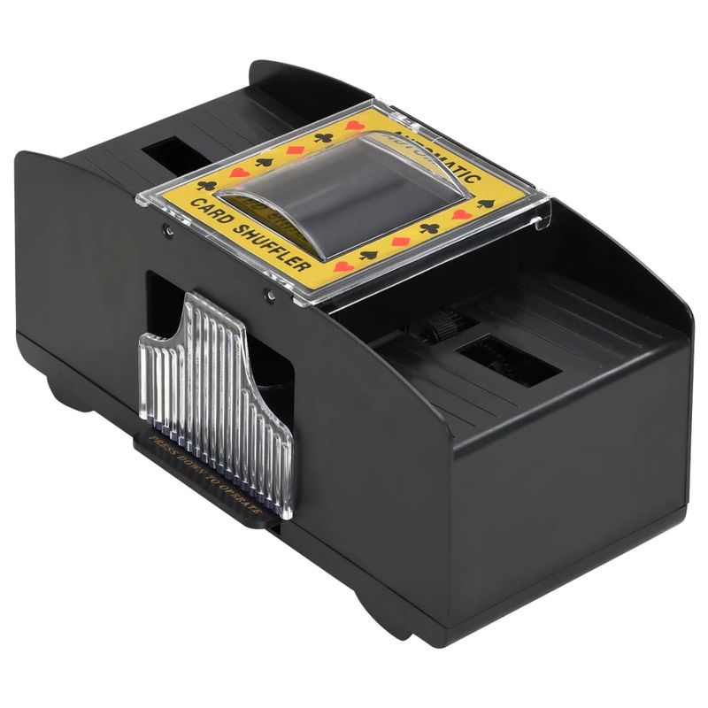 Sport si Outdoor - Alte sporturi - Seturi poker - Aparat automat de amestecat carti, negru, 2 pachete - Infinity.ro