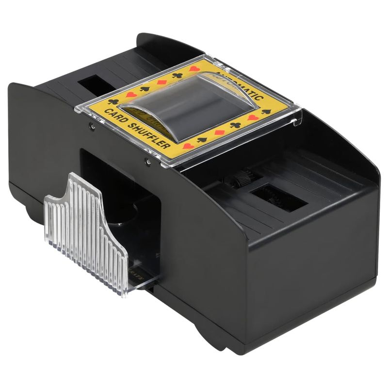 Sport si Outdoor - Alte sporturi - Seturi poker - Aparat automat de amestecat carti, negru, 2 pachete - Infinity.ro