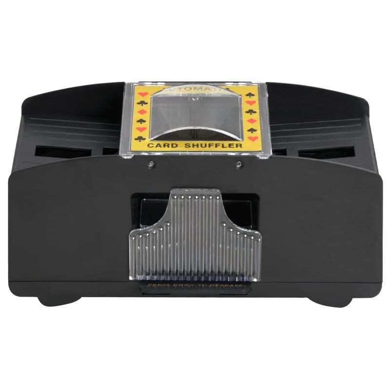 Sport si Outdoor - Alte sporturi - Seturi poker - Aparat automat de amestecat carti, negru, 2 pachete - Infinity.ro