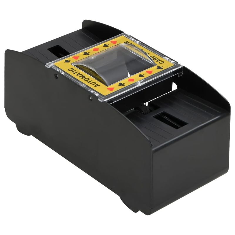 Sport si Outdoor - Alte sporturi - Seturi poker - Aparat automat de amestecat carti, negru, 2 pachete - Infinity.ro