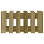 Casa si Gradina - Gradinarit si plante - Plante si ghivece - Ghivece si suporturi - Jardiniera gradina design gard 60x30x30cm lemn de pin impregnat - Infinity.ro