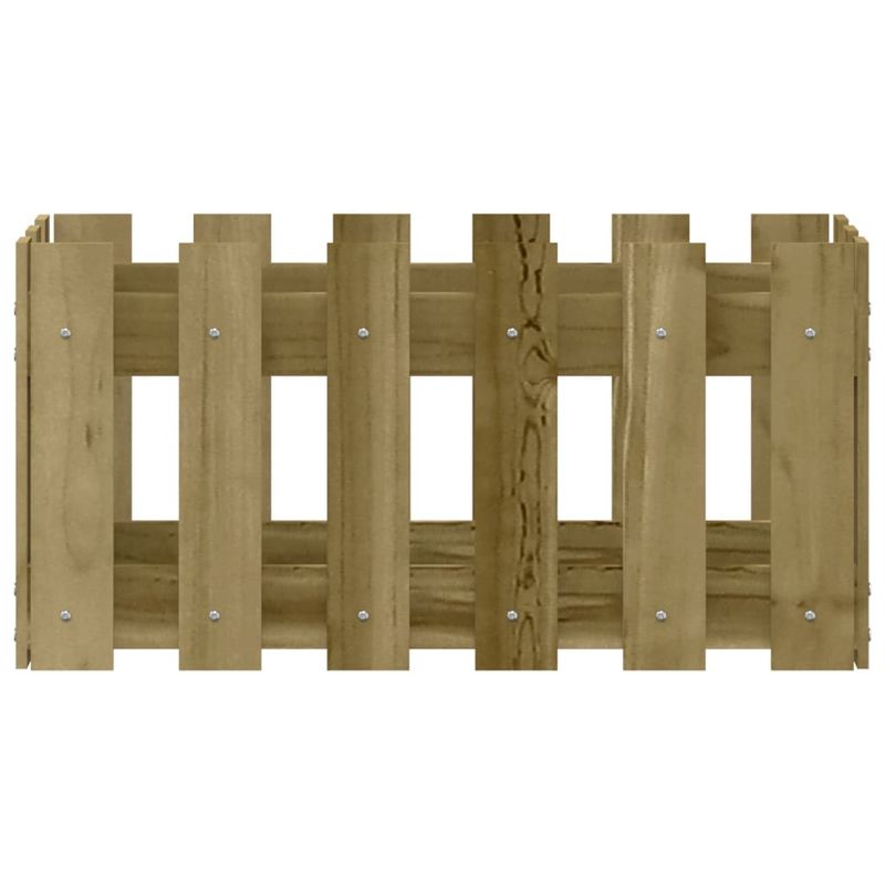 Casa si Gradina - Gradinarit si plante - Plante si ghivece - Ghivece si suporturi - Jardiniera gradina design gard 60x30x30cm lemn de pin impregnat - Infinity.ro