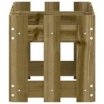 Casa si Gradina - Gradinarit si plante - Plante si ghivece - Ghivece si suporturi - Jardiniera gradina design gard 60x30x30cm lemn de pin impregnat - Infinity.ro