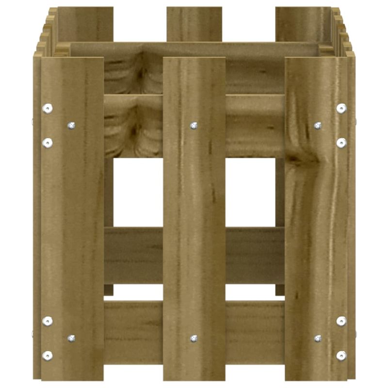 Casa si Gradina - Gradinarit si plante - Plante si ghivece - Ghivece si suporturi - Jardiniera gradina design gard 60x30x30cm lemn de pin impregnat - Infinity.ro