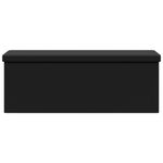 Casa si Gradina - Mobilier - Canapele si coltare - Banchete - Banca de depozitare, negru, PVC - Infinity.ro