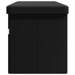 Casa si Gradina - Mobilier - Canapele si coltare - Banchete - Banca de depozitare, negru, PVC - Infinity.ro
