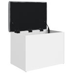 Casa si Gradina - Mobilier - Canapele si coltare - Banchete - Banca de depozitare, alb , 62x42x45 cm, lemn prelucrat - Infinity.ro