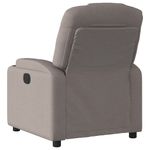 Ingrijire personala si Cosmetice - Sanatate si wellness - Articole wellness - Fotolii de masaj - Fotoliu de masaj rabatabil, gri taupe, material textil - Infinity.ro