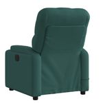 Ingrijire personala si Cosmetice - Sanatate si wellness - Articole wellness - Fotolii de masaj - Fotoliu de masaj rabatabil, verde inchis, material textil - Infinity.ro